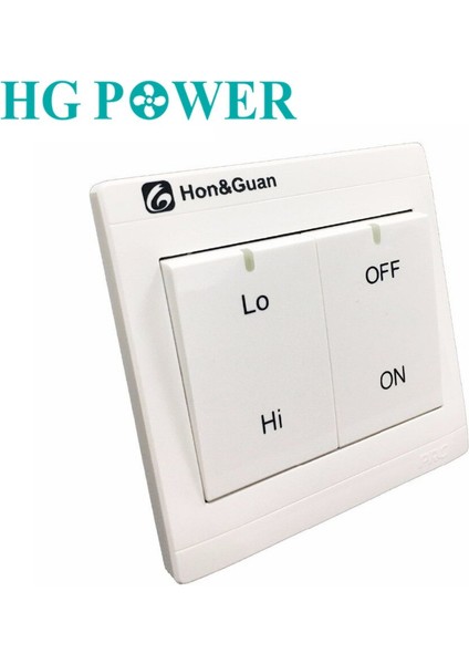 Hız Regülatörü Fan Hız Anahtarı Kontrol Cihazı Çift Basma Düğmesi Hat Içi Egzoz Fanı Duvar Çift Hız Anahtarı Hat Içi Kanal Fanı Açık/kapalı (Yurt Dışından)