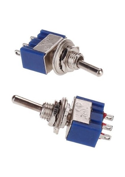 Ksol 6 x 2 Yollu 3 Pinli A/a Mini Geçiş Anahtarı (Yurt Dışından)