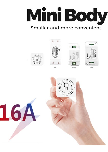 Smatrul - Zigbee Akıllı Anahtar - Mini Işık Anahtarı - 2 Yollu -16A - Kesici - Zigbee 3.0 Ağ Geçidi Hub - Alexa/google Home Için (Yurt Dışından) fırsatları