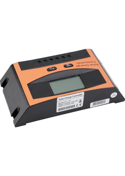 LCD 10A 12V/24V Otomatik Anahtarlı Güneş Paneli Pil Regülatörü Şarj Regülatörü (Yurt Dışından)