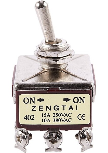 Ac 15A/250V 10A/380V 12 Vidalı Terminal Açık/açık 4pdt Geçiş Anahtarı (Yurt Dışından)