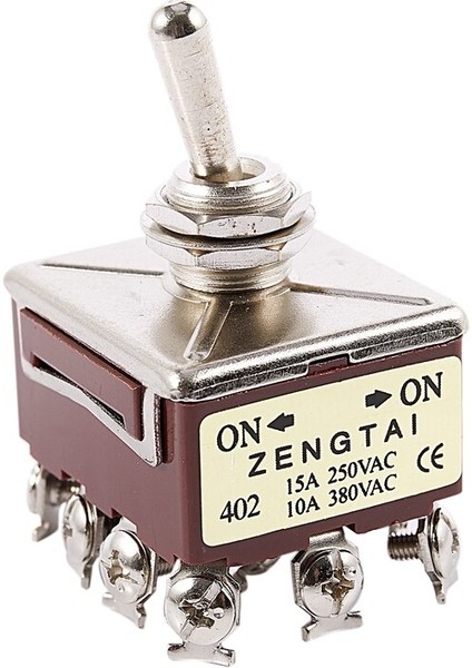 Ac 15A/250V 10A/380V 12 Vidalı Terminal Açık/açık 4pdt Geçiş Anahtarı (Yurt Dışından) modelleri