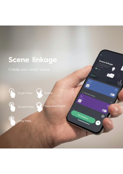 Tuya Zigbee Akıllı Düğme Kablosuz Sahne Anahtarı Düğmesi Denetleyici Akülü Otomasyon Senaryosu Tuya Cihazlarıyla Çalışmak (Yurt Dışından) modelleri
