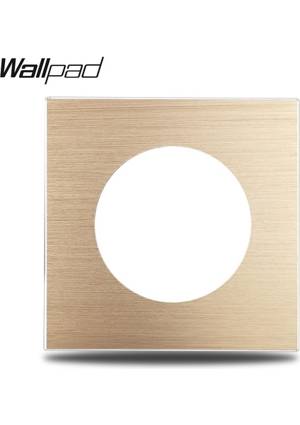 L6 Dıy Panel Fırçalanmış Alüminyum Duvar Anahtarı Priz Ingıltere Ab Evrensel Metal Plaka Ücretsiz Kombinasyonu, 86*86MM (Yurt Dışından)