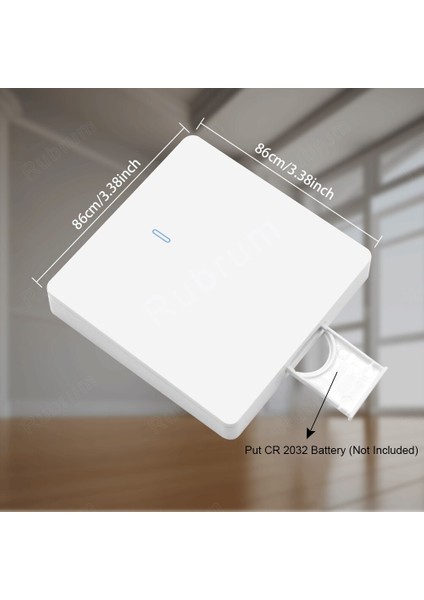 Rubrum 433 Mhz Kablosuz Rf Duvar Paneli ve Ac 110V 220V 1 Ch Uzaktan Kumanda Anahtarı Röle Alıcı Salonu Yatak Odası Işık (Yurt Dışından) indirimleri