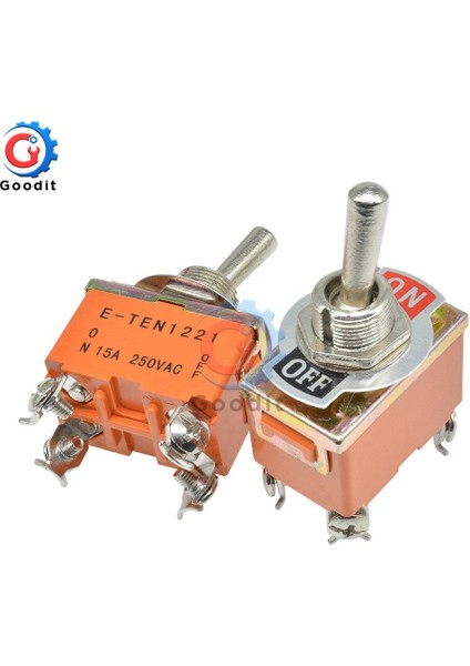 TEN1021 1122 1121 Geçiş Anahtarları Ac 250 V 15A Dpdt Mini Geçiş Anahtarı 12MM Delik Bakır Kontak Külbütör Düğmesi Anahtarı 31*19.8 mm (Yurt Dışından) modelleri