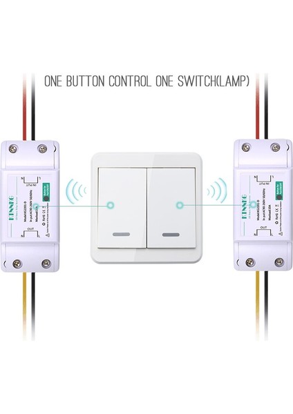 Ac 220V Alıcı Kablosuz Uzaktan Kumanda Anahtarı Duvar Paneli Uzaktan Salon Yatak Odası Tavan Işıkları Duvar Lambaları Kablosuz Tx (Yurt Dışından) modelleri