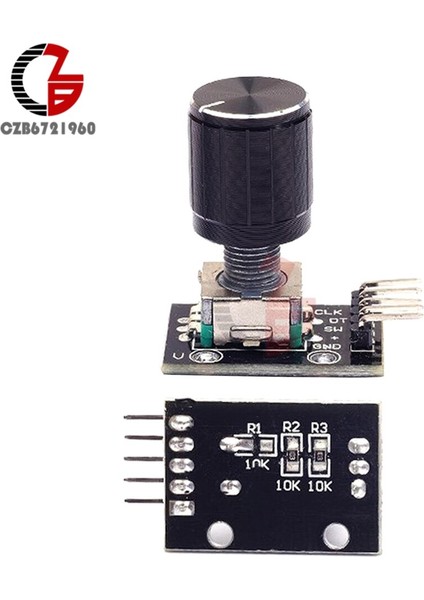 KY-040 Potansiyometre Anahtarı 360 Derece Döner Kodlayıcı Sensör Anahtarı Geliştirme Kurulu ile Alüminyum Alaşımlı Kapak Pimleri Arduino Için (Yurt Dışından)