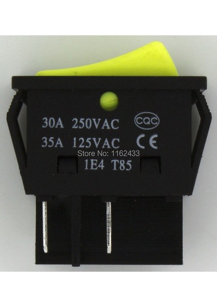 KCD4-201-3 Delikli 30 x 22 mm 30A 4 Pin On - Off Tekne Basmalı Anahtar Kcd4 Serisi Güç Anahtarı (Yurt Dışından) fırsatları