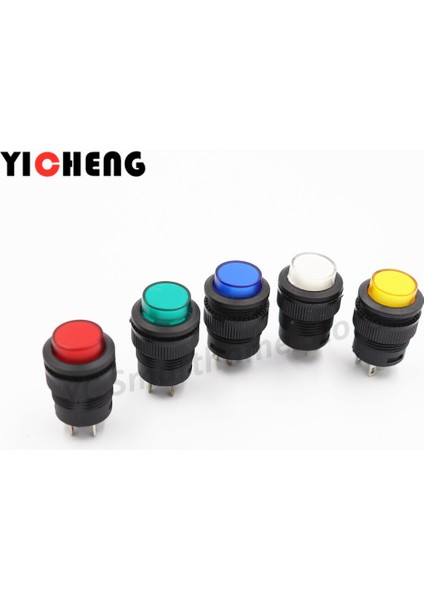 5 Adet R16-503 Anahtar Düğmesi Anahtarı ile Işık Jog Sıfırlama Kendinden Kilitleme Anahtarı 4 Pin 2 Pin 16MM Işık LED 3V (Yurt Dışından) fiyatları