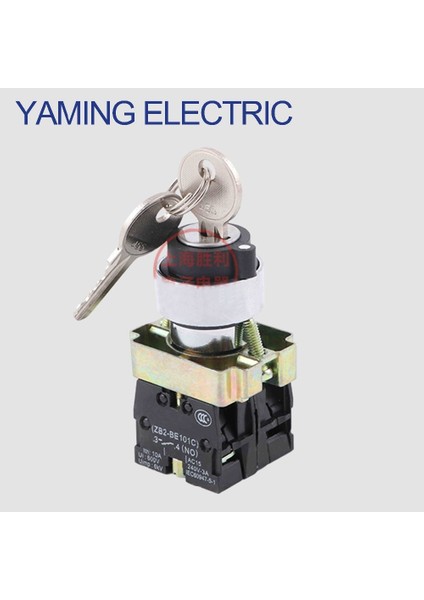 P263 XB2-BG33 3 Konumlu Anahtarla Çalıştırılan Kendinden Kilitlemeli Seçici Döner Buton Anahtarı 2na Kilitli Bakımlı 1pc (Yurt Dışından)