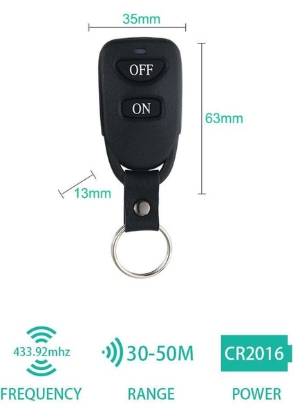 Ac 220V Kablosuz Işık Kontrol Anahtarı 1ch 433MHZ Uzaktan Kumandalı Akıllı Ev Ampul Seti Toka ile Ktnnkg Fabrika (Yurt Dışından) modelleri