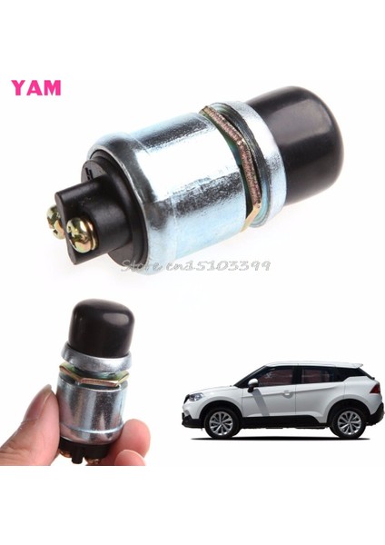 Su Geçirmez Araba Tekne Parça Motor Anahtarı Korna Basma Düğmesi Başlangıç Marş 12 V 20A G08 ve Dropship (Yurt Dışından)