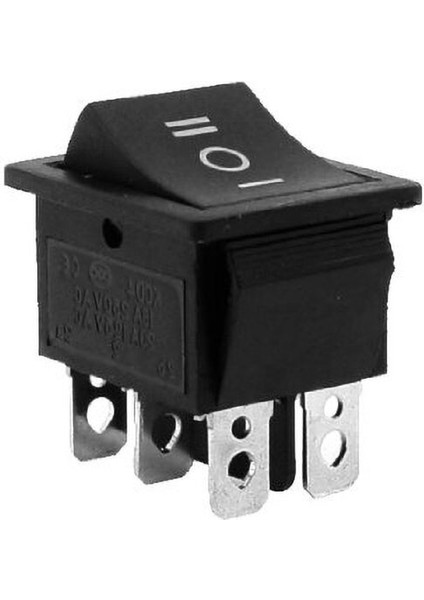 Kcd4 10A 250V 20A 125V Anlık Tekne Rocker Anahtarı Dpdt On-Off-On 3 Pozisyon 6pin Kendini Sıfırlama Güç Basmalı Düğme Anahtarı (Yurt Dışından) fırsatları