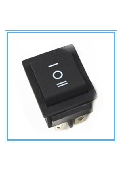 Kcd4 Rocker Anahtarı Güç Anahtarı 3 Pozisyon 6 Pimli Işık 16A 250VAC / 20A 125VAC (Yurt Dışından)
