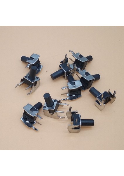 Değer 70 Adet 6X6X4.3/5/6/7/8/9/10MM Yatay Inceliğini Anahtarı Dokunsal Basmalı Düğme Anahtarı Kiti Setleri Standı ile Anahtarı (Yurt Dışından) fiyatları