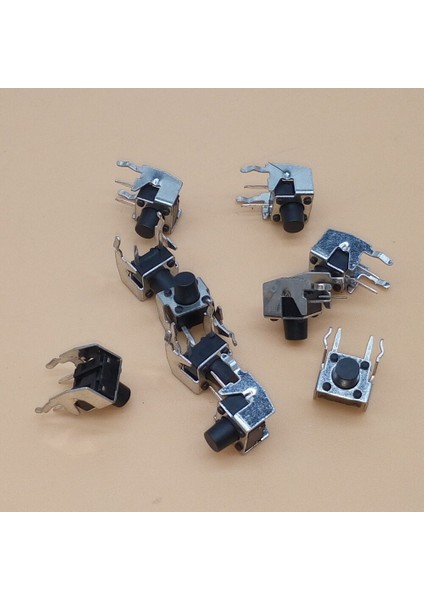 Değer 70 Adet 6X6X4.3/5/6/7/8/9/10MM Yatay Inceliğini Anahtarı Dokunsal Basmalı Düğme Anahtarı Kiti Setleri Standı ile Anahtarı (Yurt Dışından) modelleri