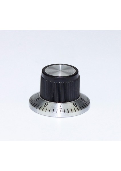 6 Adet Gitar Döner Anahtar Topuzu Tırtıllı Fan Kontrol Pedalı Ses Dönüm 6.35MM Mil Delik Çapı Delta ve Numaralı Işaret (Yurt Dışından) fırsatları