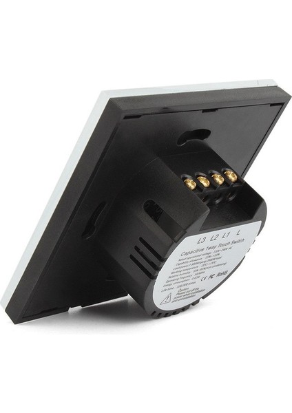 Sensör Anahtarı Duvar Işığı Dokunmatik Anahtarları 220 V 1/2/3 Gang Akıllı Anahtar Su Geçirmez Sertleştirilmiş Cam Panel ile LED Duvar Işıkları (Yurt Dışından)