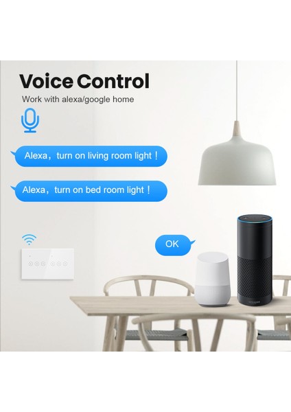 Avatto Akıllı Işık Dokunmatik Anahtarı, Ab Standardı 1/2/3/4/5/6 Gang Wifi Duvar Anahtarı, Tuya Ses Kontrolü Alexa, Google Home ile Çalışın (Yurt Dışından) fırsatları