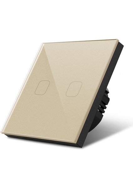 Güç Dokunmatik Anahtarı 1/2/3 Gang 1 Yollu LED Işık Anahtarı Duvar Gömme Beyaz/siyah/altın Cam Panel 220 V Ab Ingiltere Lamba Kesici (Yurt Dışından)