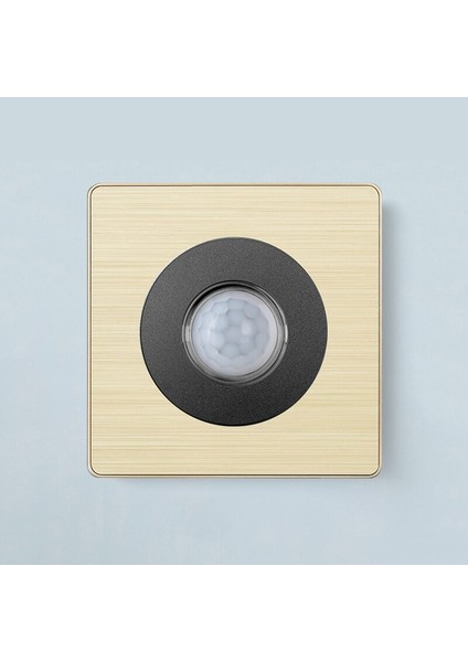 Kamanni Duvar Anahtarları Ab Standardı Gümüş 1/2/3/4 Gang Çizim Paneli 1/2 Yollu Işık Anahtarı Alüminyum Alaşımlı Basmalı Düğme Anahtarı 220 V (Yurt Dışından)