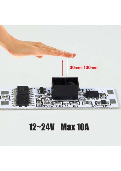 Dropship Kısılabilir Sensör Anahtarı El Dalga Dimmer Pır Anahtarı LED Şerit Led, Mutfak Dolabı LED Işıkları Için Dokunmatik Anahtar (Yurt Dışından)