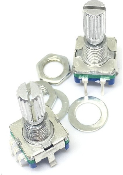 5 Adet/grup Orijinal, Döner Kodlayıcı, Kod ANAHTARI/EC11/DIJITAL Potansiyometre Anahtarı 5pin Kolu Uzunluğu 15MM (Yurt Dışından)
