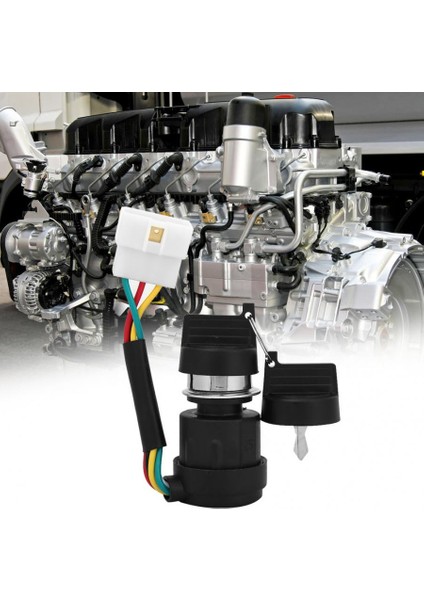 178F/186F Hava Soğutmalı Dizel Motor Yeke Çalıştırma Anahtarı 178F Kontak Anahtarı Anahtarı Için 2 Tuşlu Kontak Anahtarı Anahtarı (Yurt Dışından)