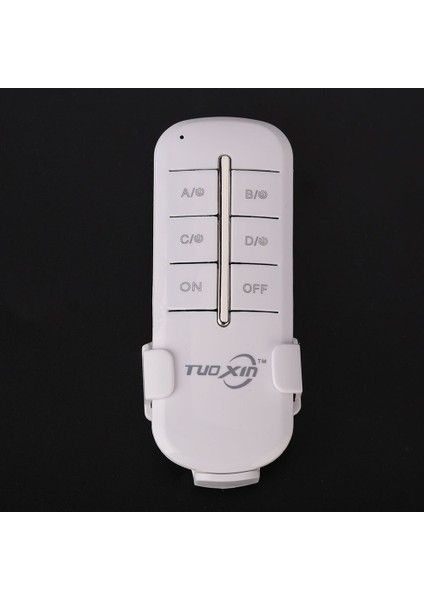 Dijital Anahtar Alıcı 220V Kablosuz 4 Işıklı Uzaktan Lamba Işığı Uzaktan Kumanda Kanalı On/off Way Box Pratik (Yurt Dışından)