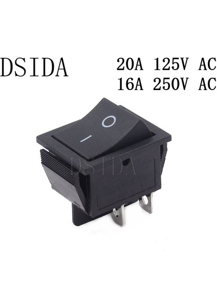 Kcd4 25*31MM Rocker Anahtarı On-Off 2 Pozisyon 4 Pin Güç Anahtarı 16A 250VAC/ 20A 125VAC Gemi Tipi Anahtarı (Yurt Dışından)