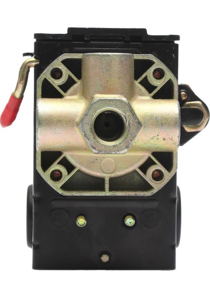 Shgo HOT-90-125PSI 4 Port 26 Amp Basınç Anahtarı Kontrol Vanası Hava Kompresörü Ağır Hizmet Tipi Siyah (Yurt Dışından) modelleri