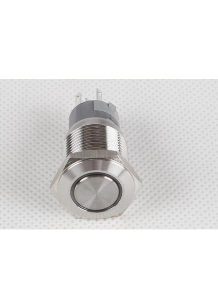 Su Geçirmez Paslanmaz Çelik Kırmızı 12V 16MM LED Güç Düğmesi Anahtarı Gümüş Anlık Tip (Yurt Dışından) modelleri