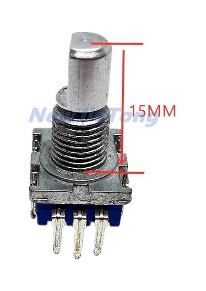 Adet EC11 Döner Kodlayıcı Kodlama Anahtarı Dijital Potansiyometre Basmalı Düğme Anahtarı 5pin 20 Pozisyon 15MM 20MM Yarım Erik Mili (Yurt Dışından)