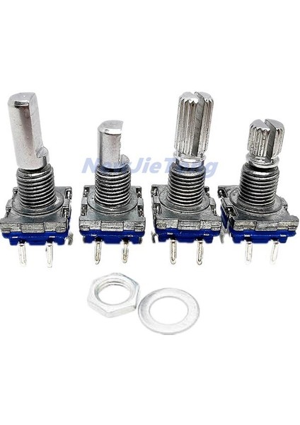 Adet EC11 Döner Kodlayıcı Kodlama Anahtarı Dijital Potansiyometre Basmalı Düğme Anahtarı 5pin 20 Pozisyon 15MM 20MM Yarım Erik Mili (Yurt Dışından) modelleri