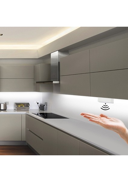 Kısılabilir Sensör Anahtarı El Dalga Dimmer 5A 12 V/24 V Hareket Anahtarı LED Şerit LED Lamba Mutfak Dolabı LED Işıkları Aksesuarları (Yurt Dışından)