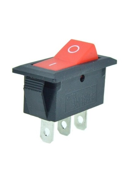 Kırmızı Düğme Araba Salıncak Tekne Anahtarı 12V 2 Pozisyon 2 Pin I/o Açık/kapalı 3 Pin Açık/açık 28X13MM Snap-In Panel Montajlı 6A 250VAC/10A 125VAC (Yurt Dışından)