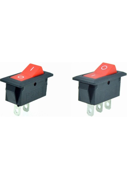 Kırmızı Düğme Araba Salıncak Tekne Anahtarı 12V 2 Pozisyon 2 Pin I/o Açık/kapalı 3 Pin Açık/açık 28X13MM Snap-In Panel Montajlı 6A 250VAC/10A 125VAC (Yurt Dışından) fiyatları