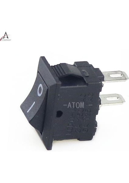 5 Adet KCD11-101 3A/250 V Küçük Siyah 10*15MM Spst 2pın On/off G130 Tekne Rocker Anahtarı Araba Dash Dashboard Kamyon Rv Atv Ev (Yurt Dışından)