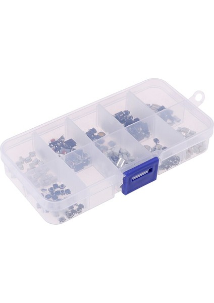 Sıcak! 250 Adet 10 Modeller Dokunsal Basmalı Düğme Anahtarı Anahtarı Araba Uzaktan Kumanda Düğmesi Anahtarları Kutusu ile (Yurt Dışından) indirimleri