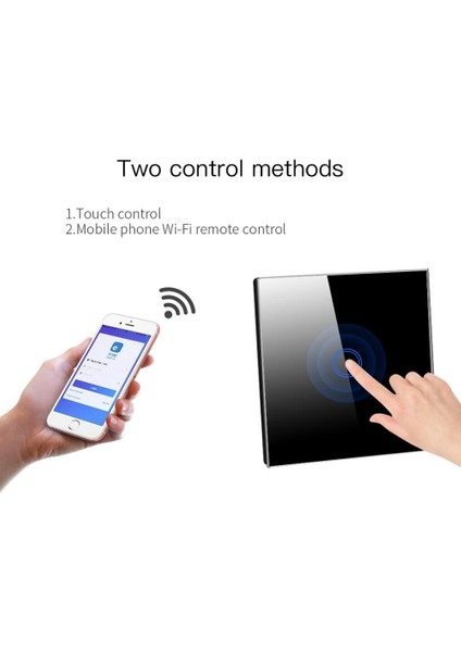 Ab Standardı Akıllı Anahtar 220 V 1/2/3 Çete Wifi Dokunmatik Duvar Işık Anahtarı Akıllı Ev Otomasyonu Modülü Wifi Kontrolü Ev Aydınlatma (Yurt Dışından)
