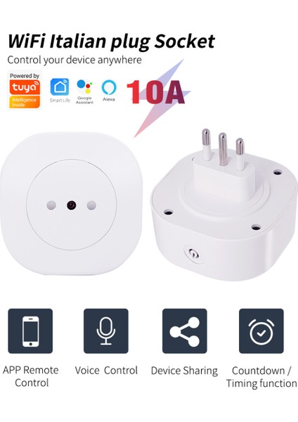 [hazır Stok] Dxy 16A/10A Tuya Wifi Akıllı Soket Akıllı Zamanlayıcı Anahtarı Fiş Ses Kontrolü Telefon Uzaktan Kumanda Zamanlama Akıllı Anahtar Alexa Google Home ile Çalışın (Yurt Dışından) fiyatları