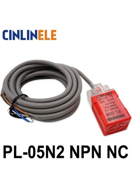 PL-05N2 5mm Algılama Dc Npn Nc Küp Endüktif Ekran Kalkan Tipi Yakınlık Anahtarı LP05 Yakınlık Sensörü 17*17*35 (Yurt Dışından)