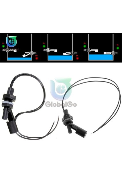 10 Adet/grup Otomatik Su Pompası Kontrol Anahtarları Yatay Şamandıra Sensörü Anahtarı Yan Montajlı Sıvı Su Seviyesi Sensörü (Yurt Dışından)