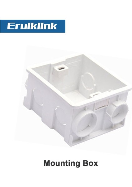 Eruiklink Ab/ingiltere Duvar Işık Anahtarı, Akıllı Ev Için Beyaz Kristal Cam Panel Dokunmatik Anahtar Işığı (Yurt Dışından)