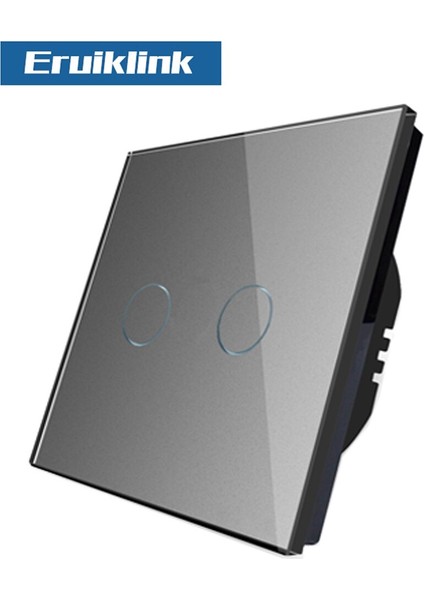 Eruiklink Ab/ingiltere Duvar Işık Anahtarı, Akıllı Ev Için Beyaz Kristal Cam Panel Dokunmatik Anahtar Işığı (Yurt Dışından) fırsatları