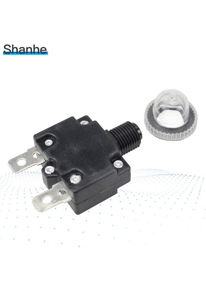 Termal Anahtar Aşırı Yük Koruyucusu 3A,4A,5A,6A ,7A,7.5A,8A,10A,15A,18A,20A,25A Devre Kesici + Su Geçirmez Kapak (Yurt Dışından)