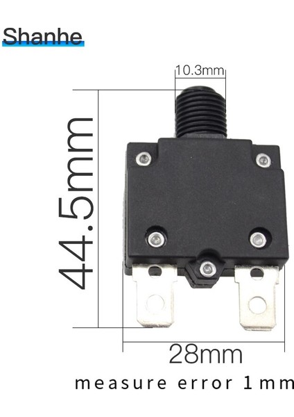 Termal Anahtar Aşırı Yük Koruyucusu 3A,4A,5A,6A ,7A,7.5A,8A,10A,15A,18A,20A,25A Devre Kesici + Su Geçirmez Kapak (Yurt Dışından) fırsatları