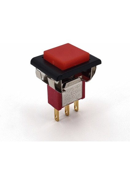 P8701-F22A Kare Snap-In Çerçeveli 3pin Anlık Spdt Mini Basmalı Düğme Anahtarı (Yurt Dışından)