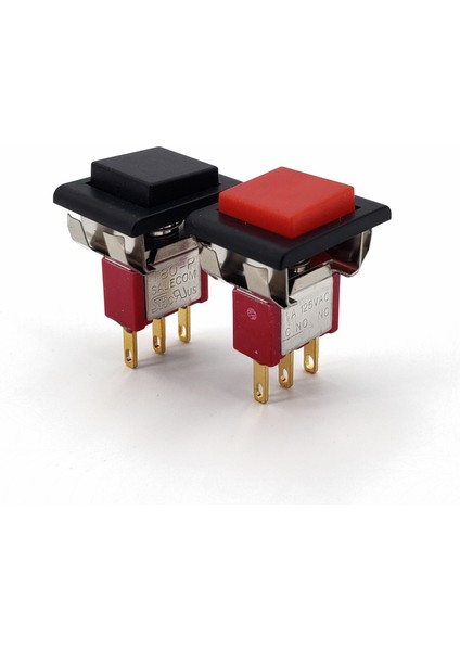P8701-F22A Kare Snap-In Çerçeveli 3pin Anlık Spdt Mini Basmalı Düğme Anahtarı (Yurt Dışından)
